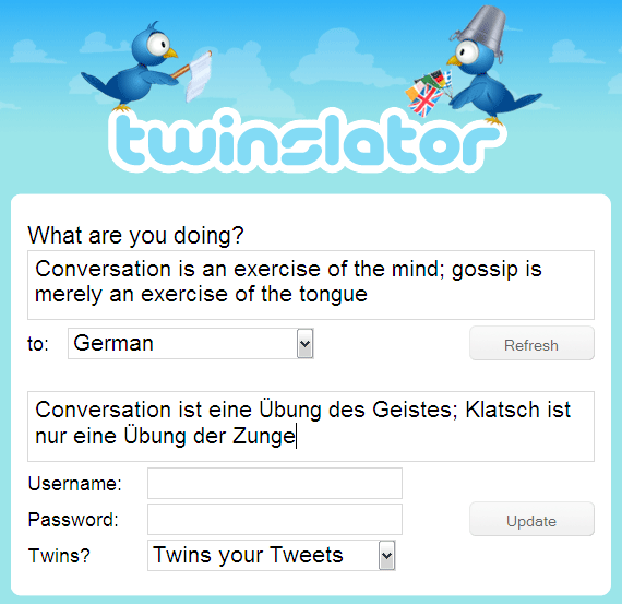 twitter translation tool