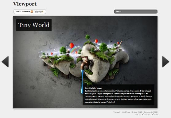 non blog wp themes