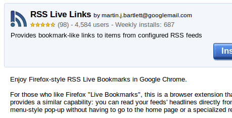 google chrome bookmarks