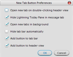 toolbar buttons thunderbird