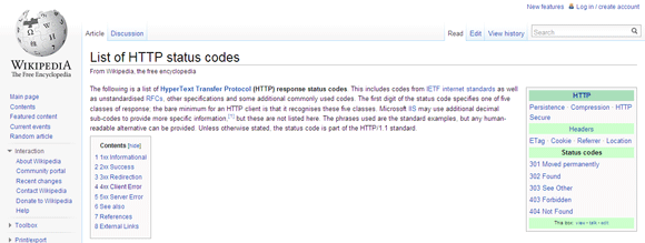 http error codes