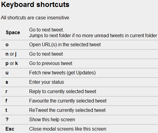 twitter client