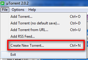 how to create a torrent