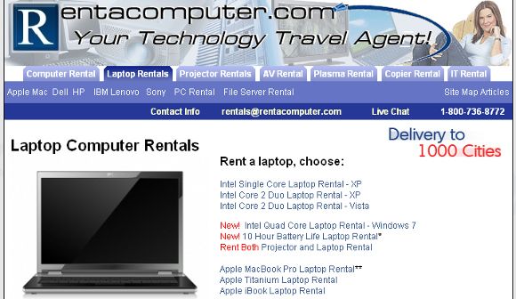 Rent a center deals laptops