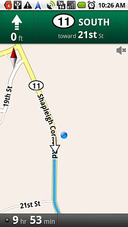 google maps navigation