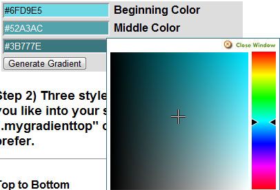 create radial gradient