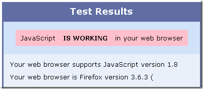 javascript enabled browser