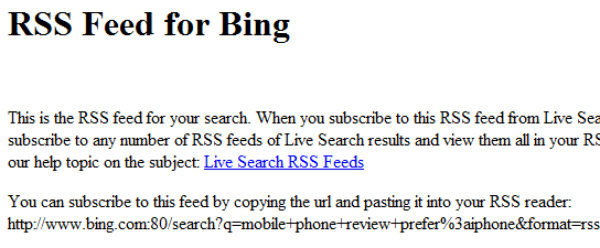 Bing search engine