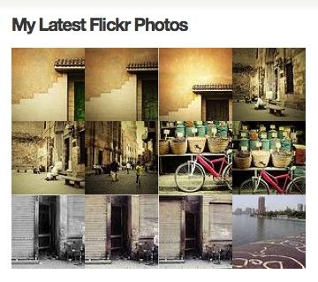 display flickr photos