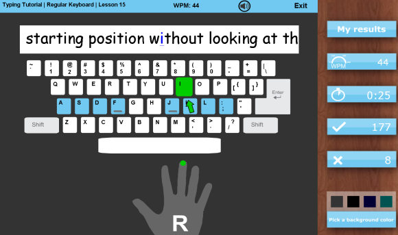 learn to touch type