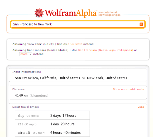 wolfram alpha search