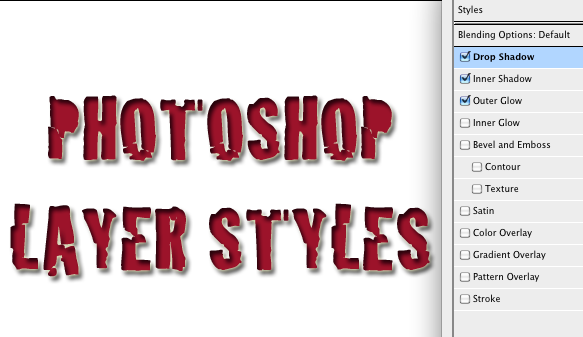 How To Use Photoshop Layers and Styles