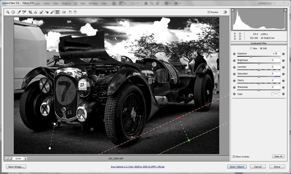 how to create a color and black and white picture in photoshop