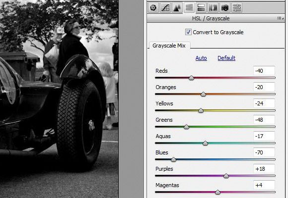 how to create a color and black and white picture in photoshop