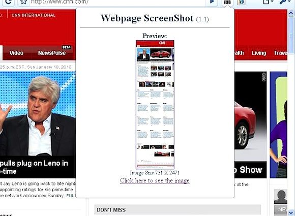 add awesome screenshot to chrome toolbar
