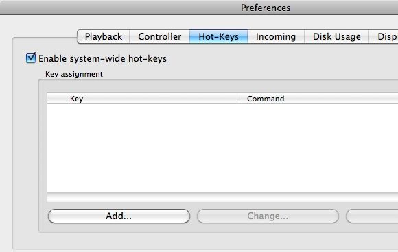 setting up express scribe hot keys for mac