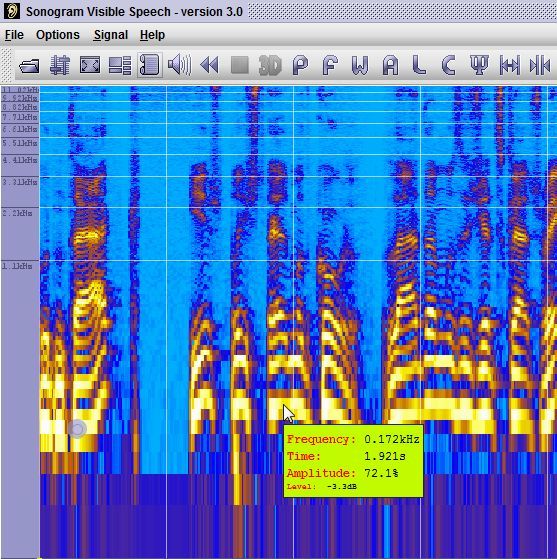 digital sound spectrogram