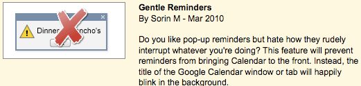 google calendar tips