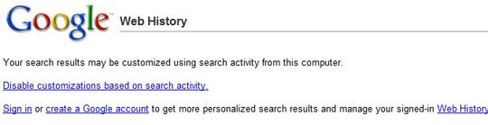 google personal information