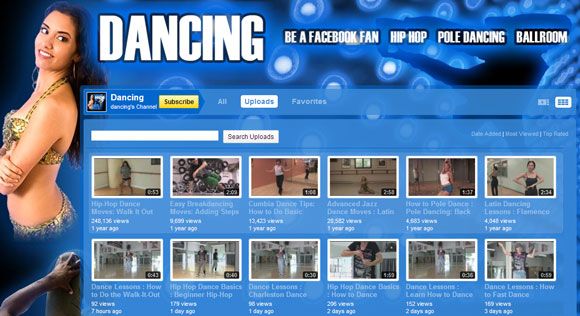 free dance lessons online