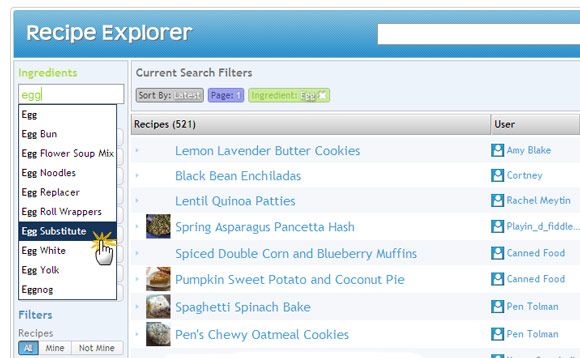 recipe websites