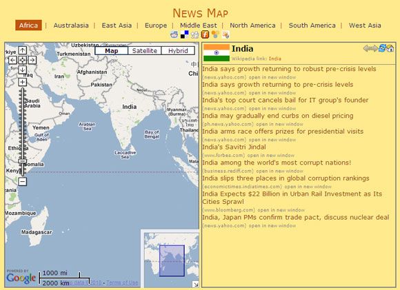 news maps