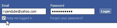 facebook new password fraud