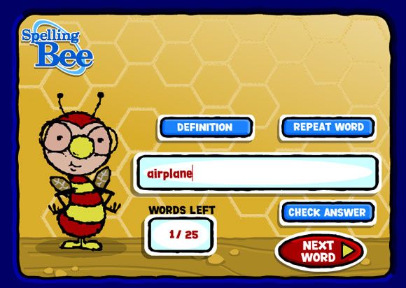 spelling bee words