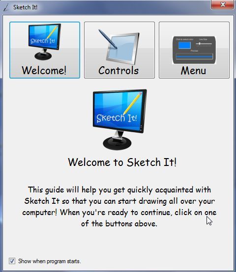 draw on your screen