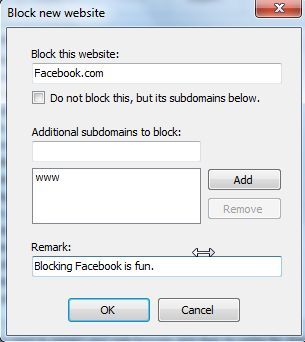 how to block websites