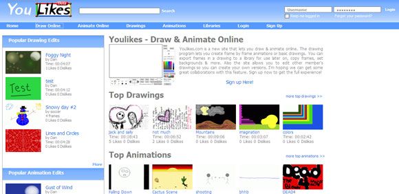 websites for drawing