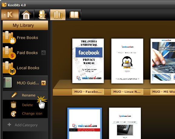 manage ebook collection