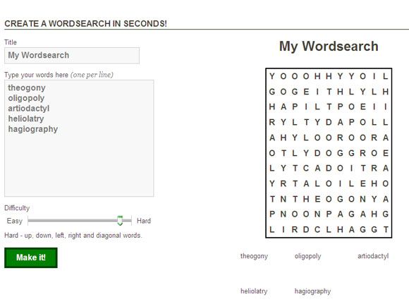 word search maker
