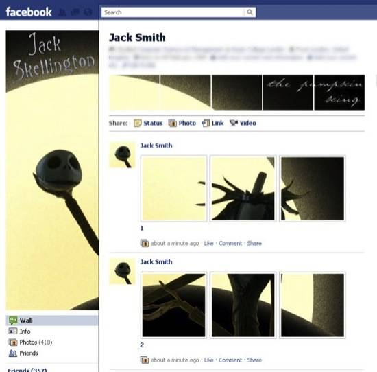 10 Creative Uses Of The New Facebook Profile Page