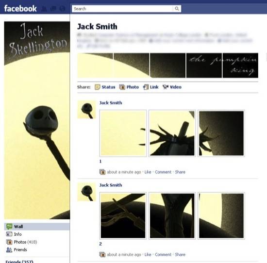10 Creative Uses Of The New Facebook Profile Page 10 Creative Uses Of The New Facebook Profile Page