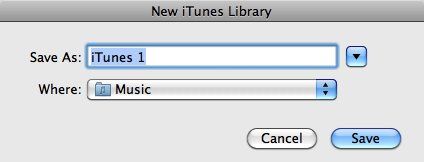 move itunes library
