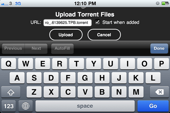 mobile torrent client