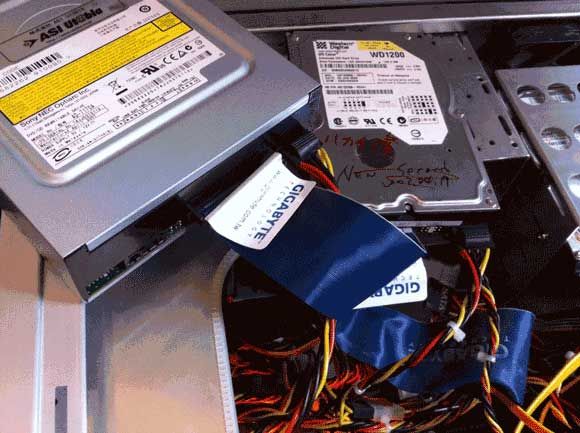 install new hard drive
