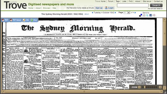 read old newspapers