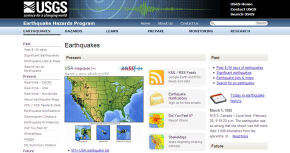 track earthquakes
