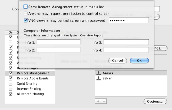 mac remote access