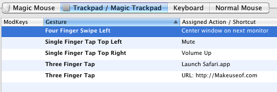 magic trackpad application