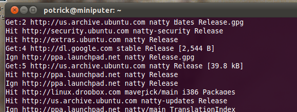 update ubuntu installation