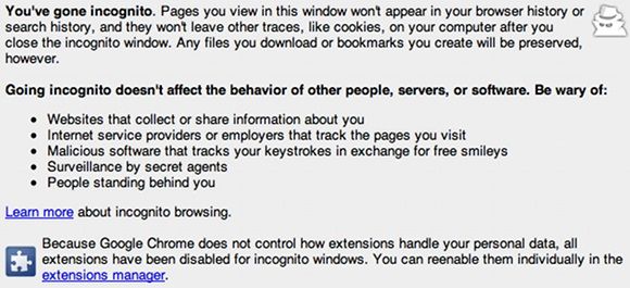 chrome browser privacy