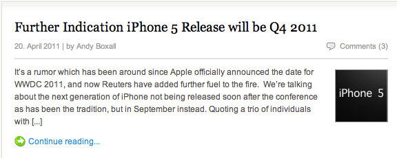 new iphone rumors