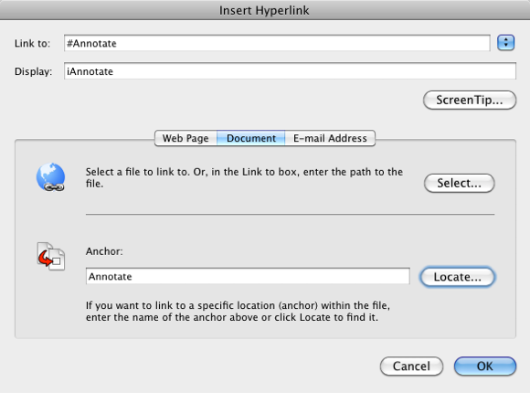 how anchor boxes in word 2011 for mac
