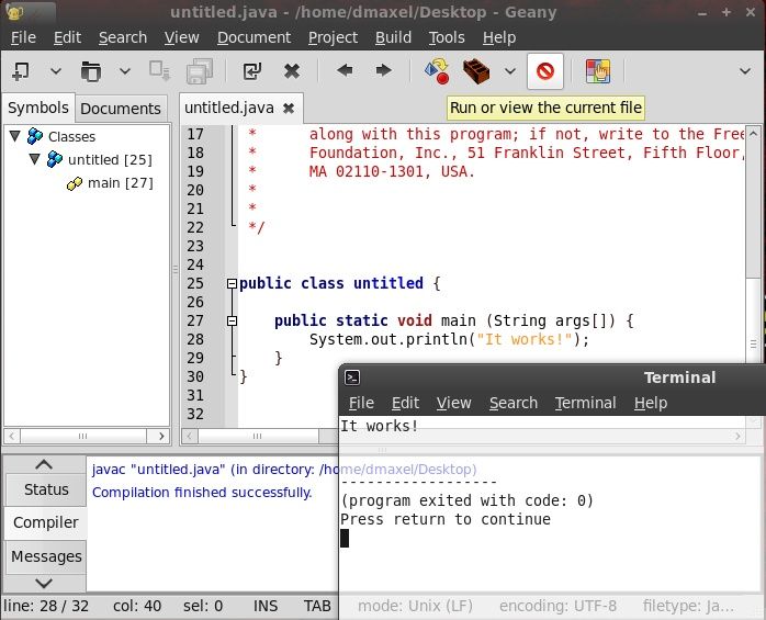 simple code editor