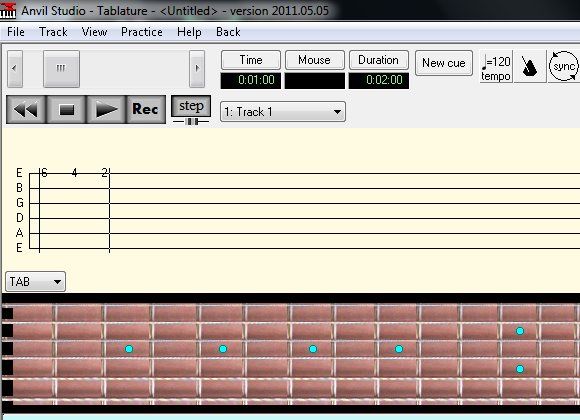 02d tablature view only