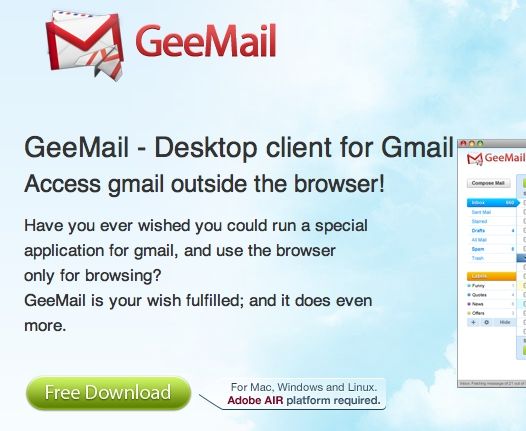 gmail desktop software