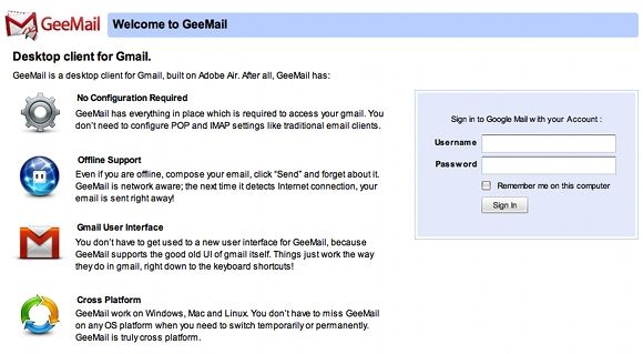 gmail desktop